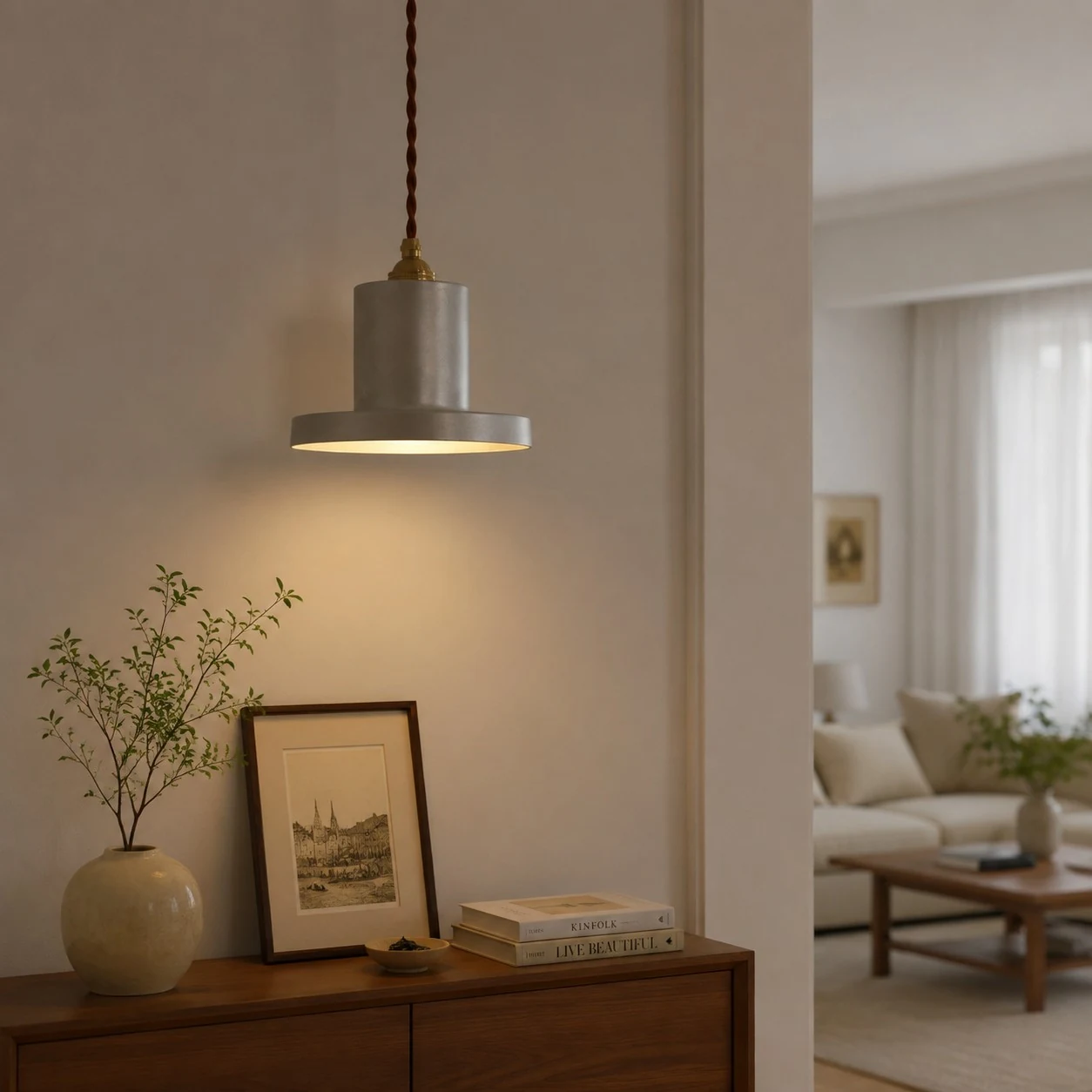 pendant light scene