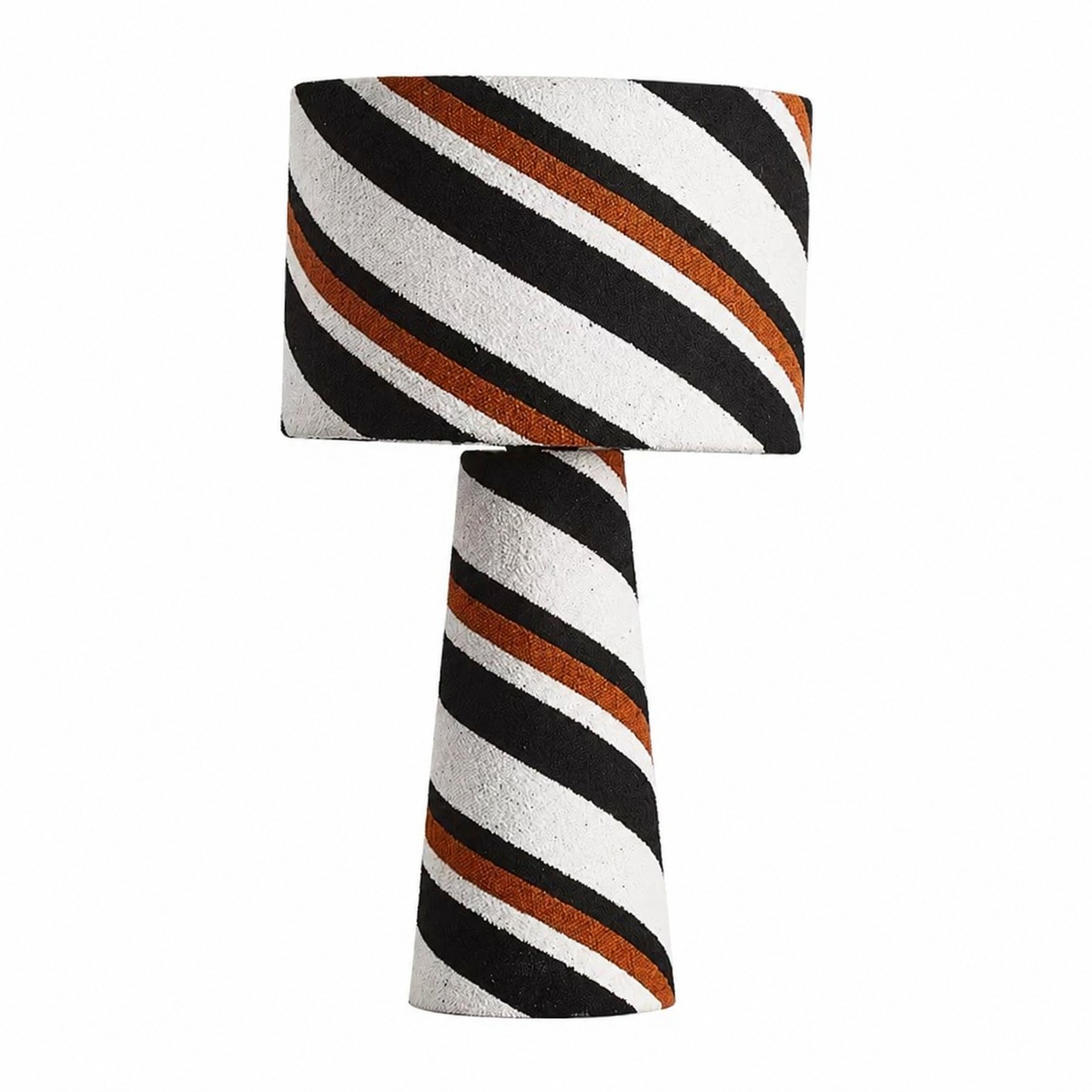 Striped Fabric Pendant Lamp
