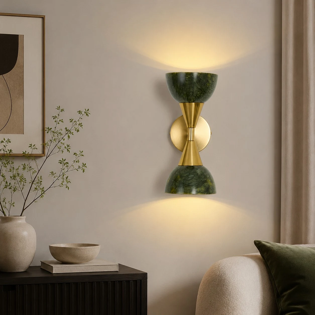 hallway_console_wall_sconce_scene