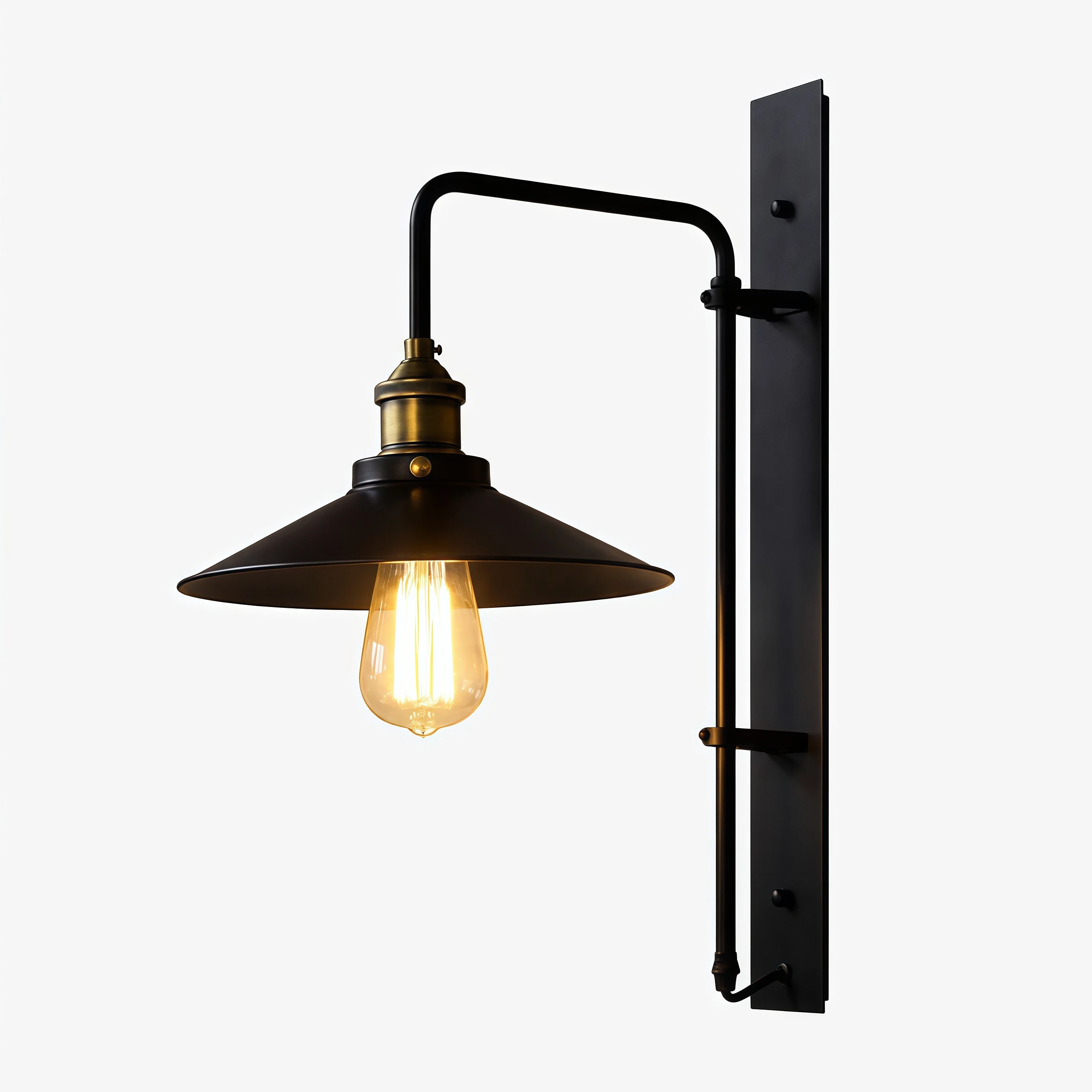Solenvo dark bronze outdoor wall lamp product view