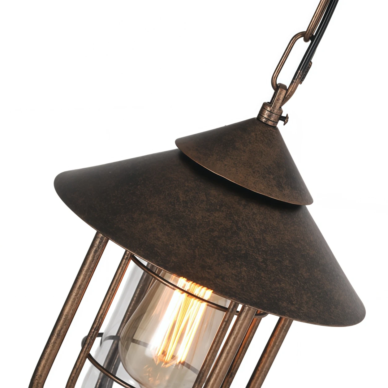Patnox Outdoor Glass Pendant Lamp scene and detail