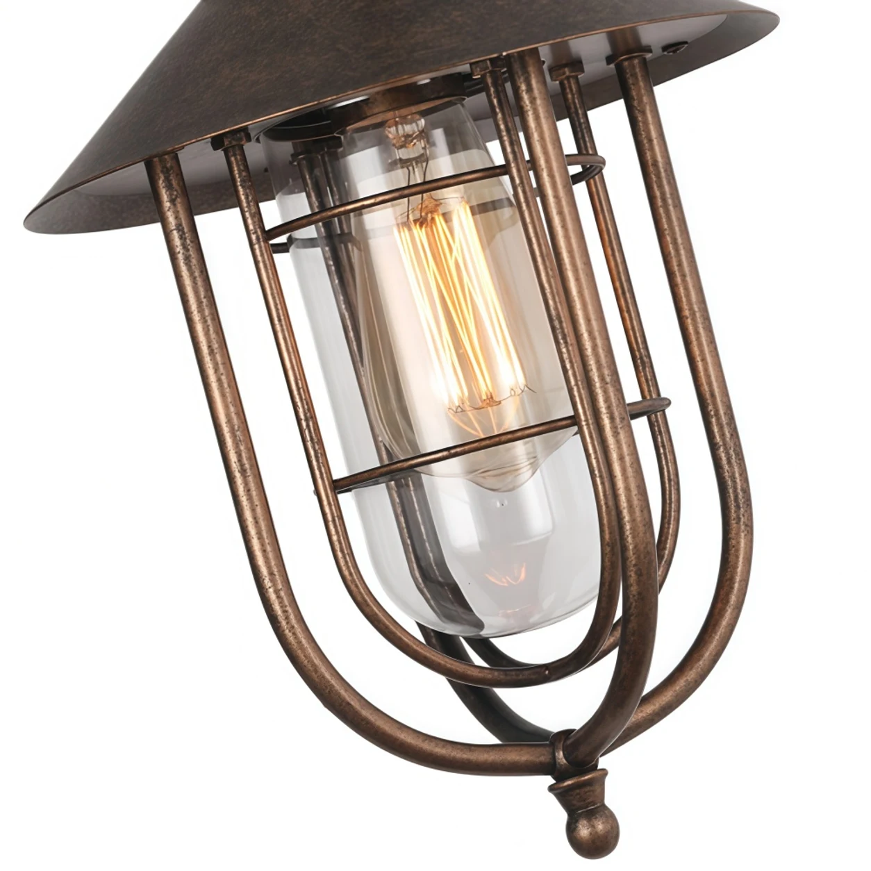 Patnox Outdoor Glass Pendant Lamp scene and detail