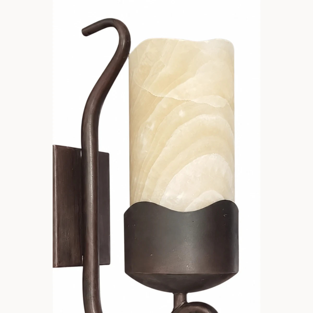 Wall sconce material detail