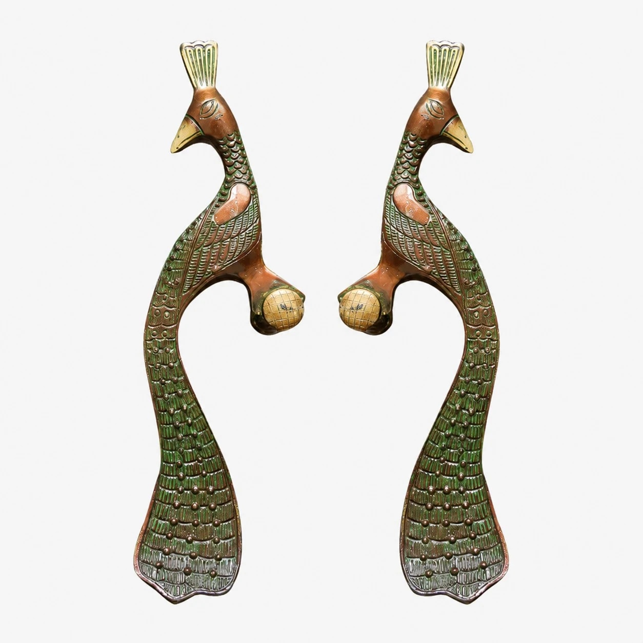 Handcrafted Brass Animal Door Handles 25