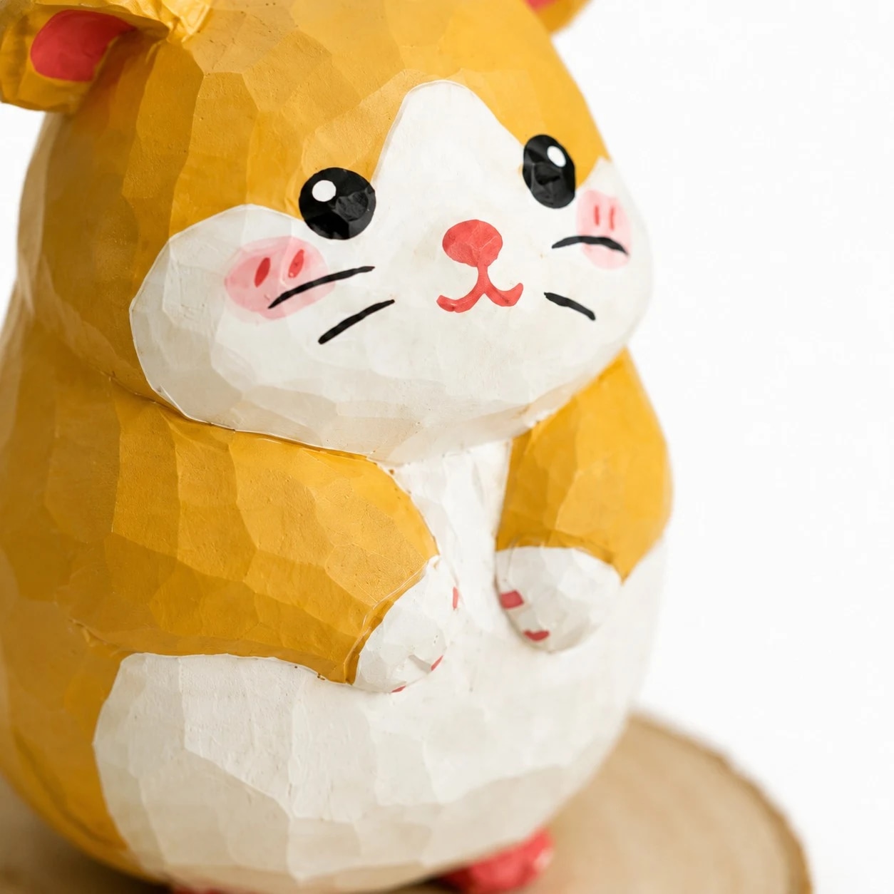 Hand-Carved Wooden Chinese Zodiac Animal Figurines
