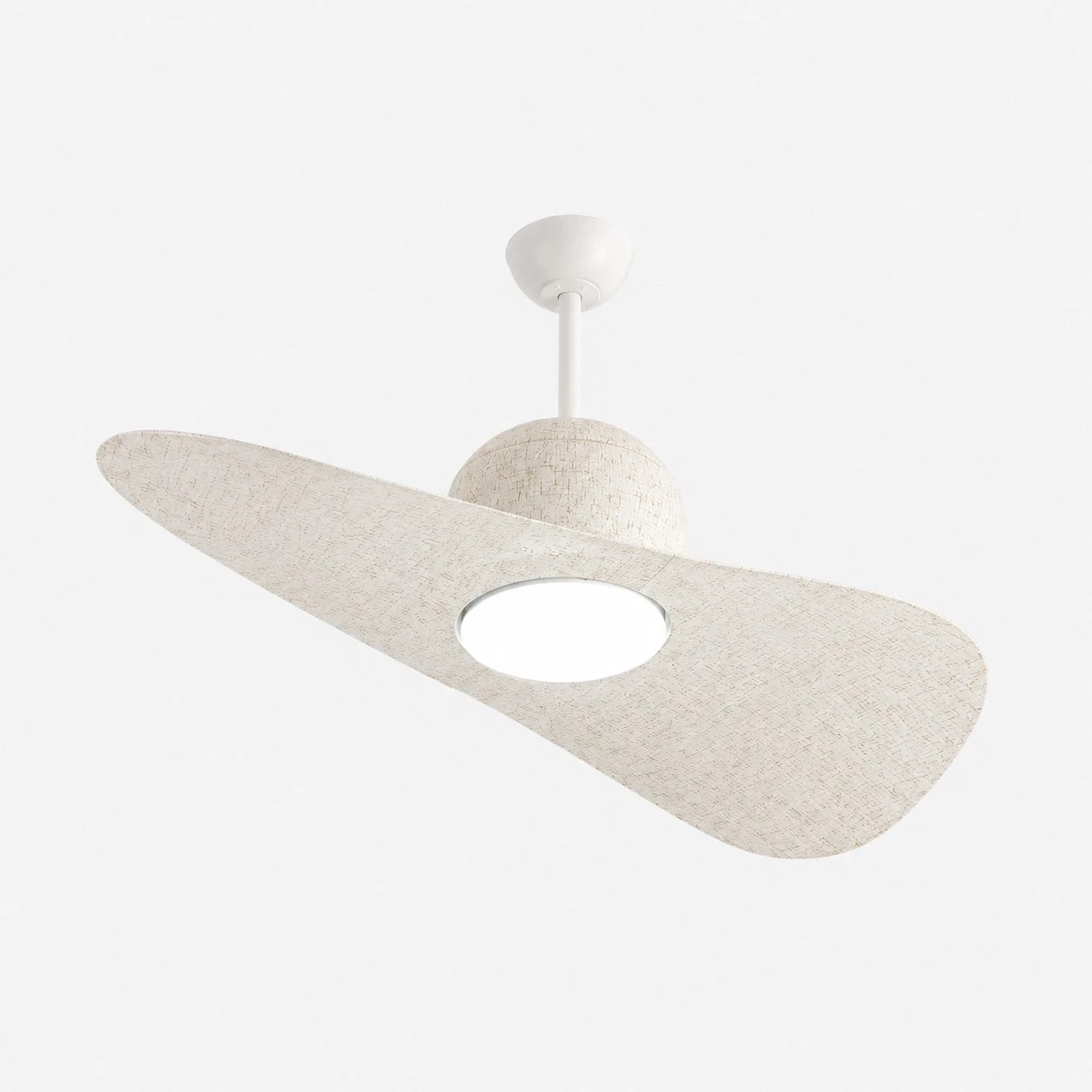 Designer Hat Two-Blade Ceiling Fan Light
