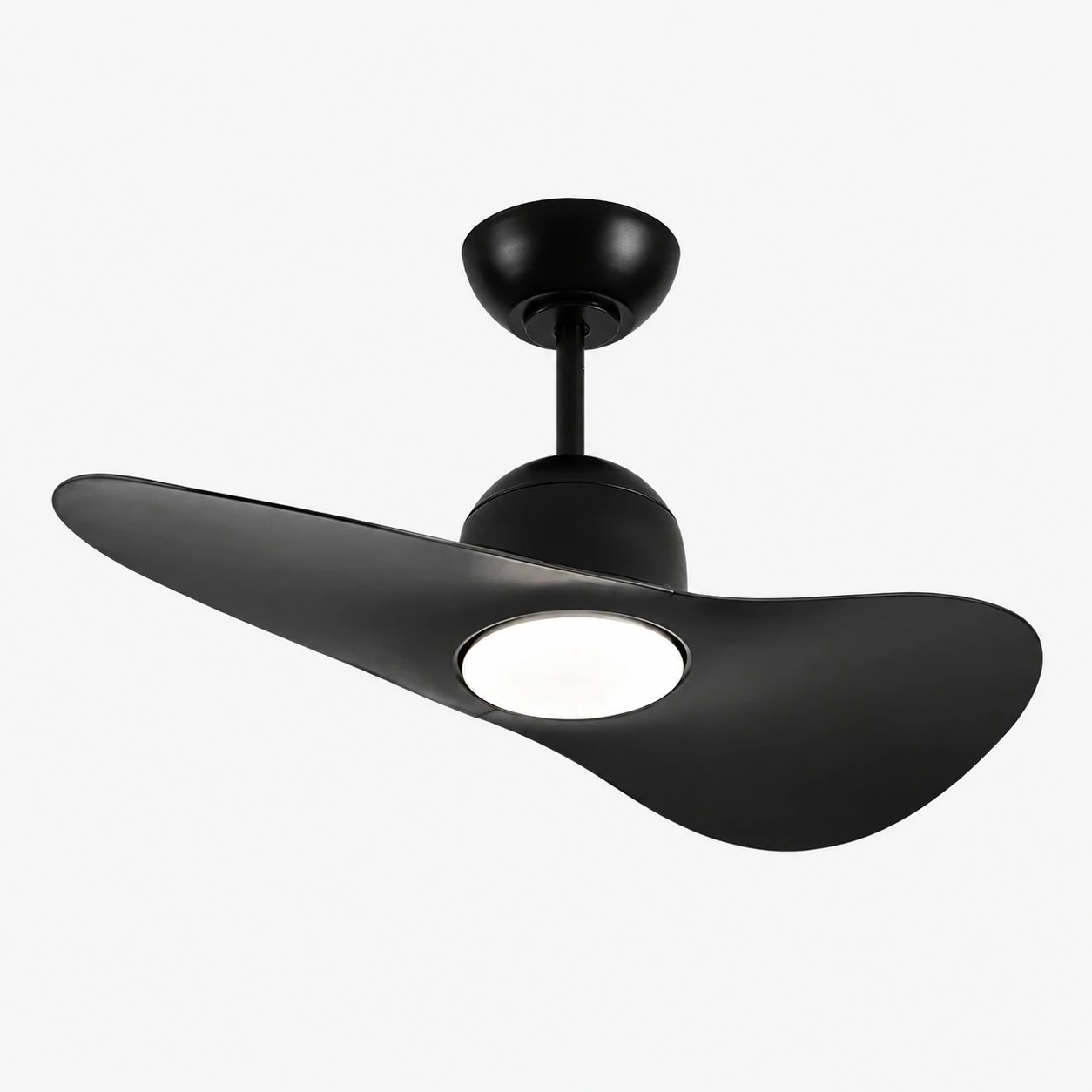 Designer Hat Two-Blade Ceiling Fan Light