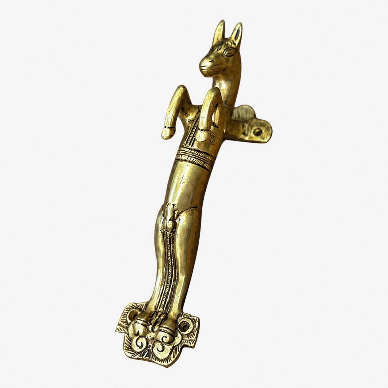 Handcrafted Brass Animal Door Handles 31