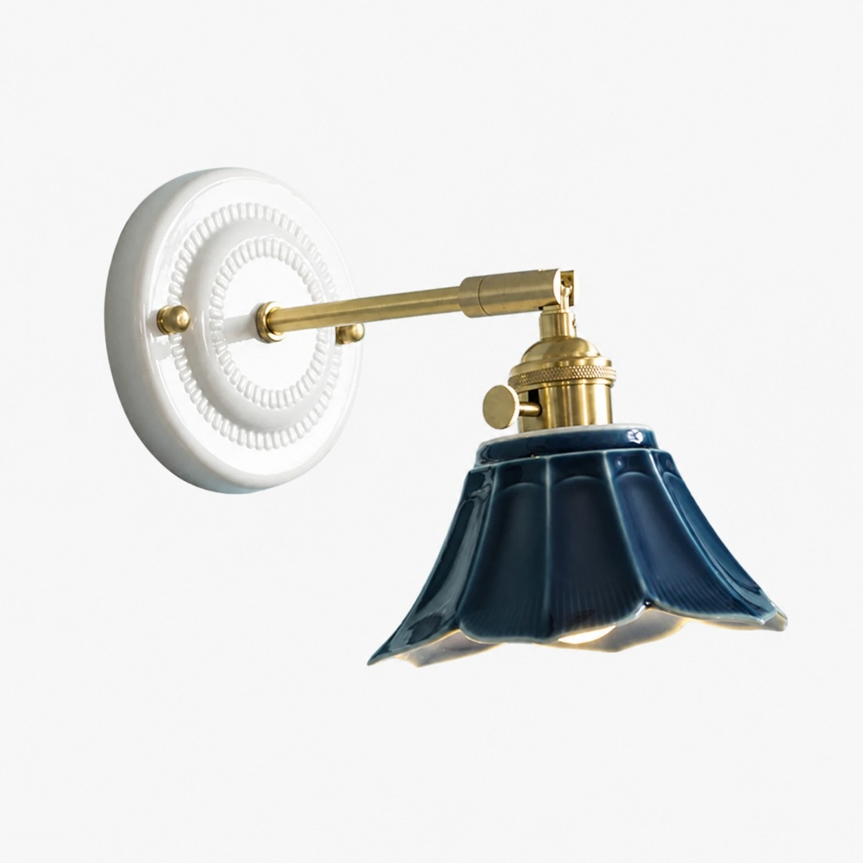Blue Ceramics Style B ceramic wall lamp