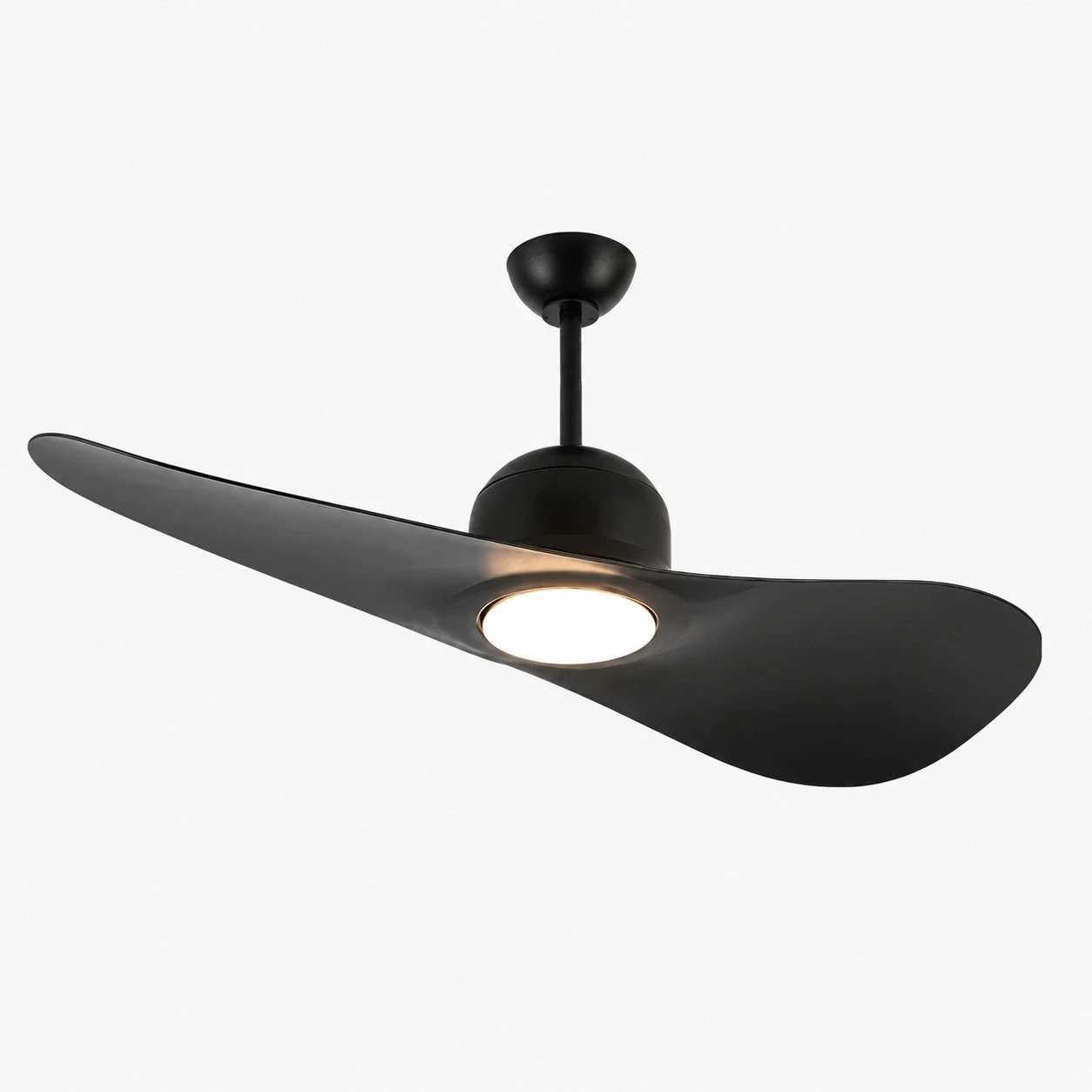 Designer Hat Two-Blade Ceiling Fan Light