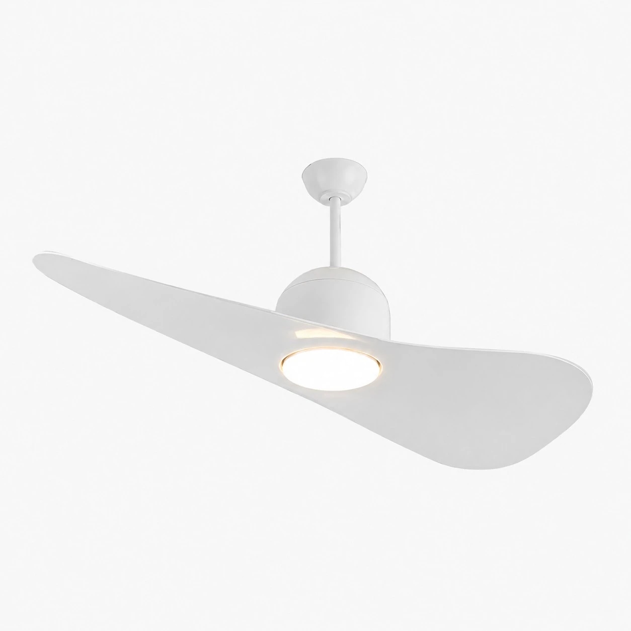 Designer Hat Two-Blade Ceiling Fan Light