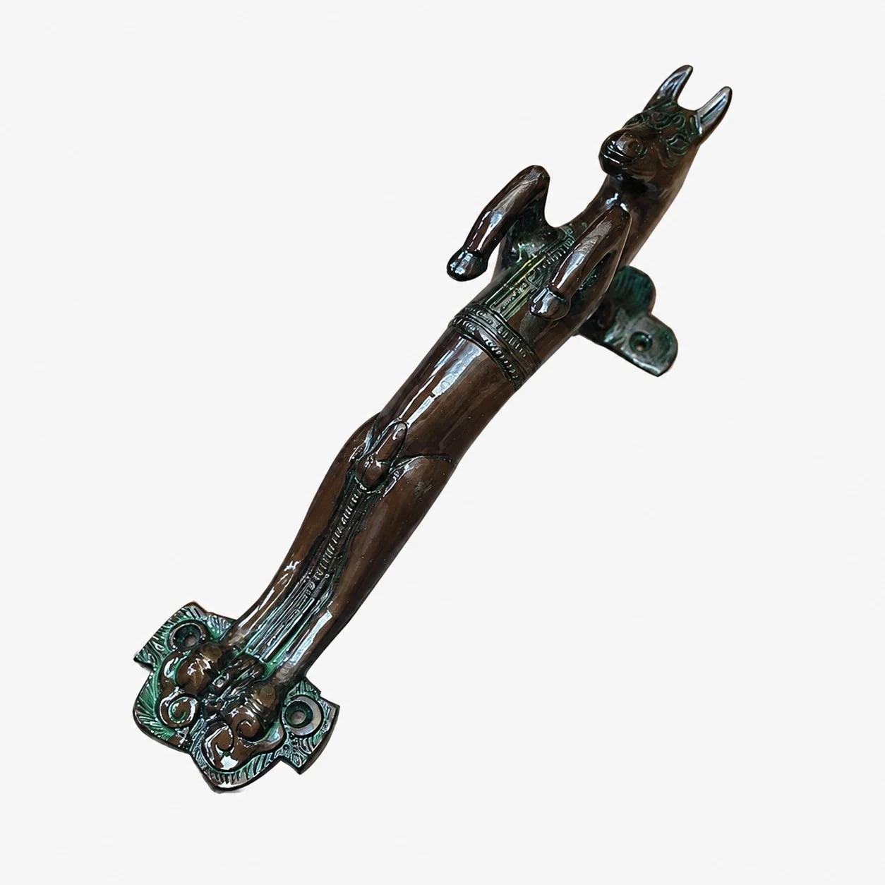 Handcrafted Brass Animal Door Handles 32
