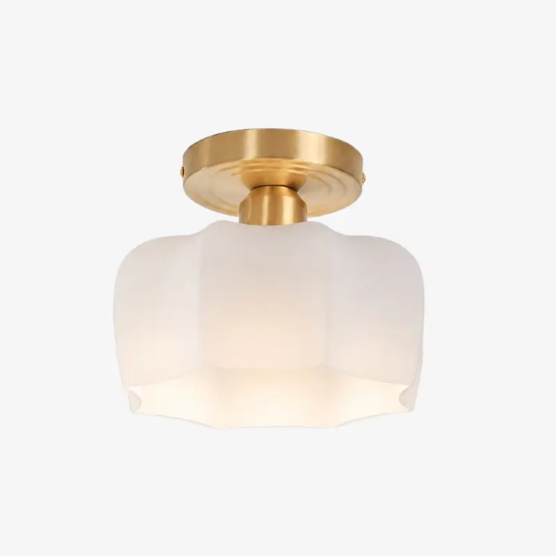 Style B brass ceiling light