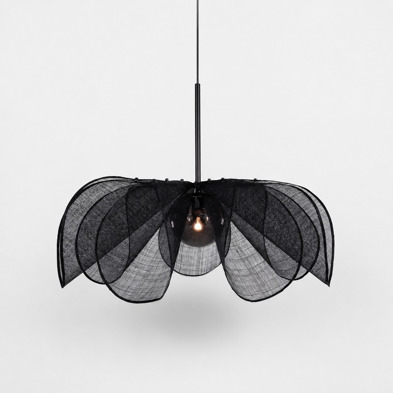 Black 80 cm pendant light