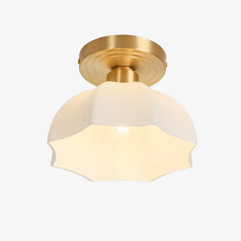 Style A brass ceiling light