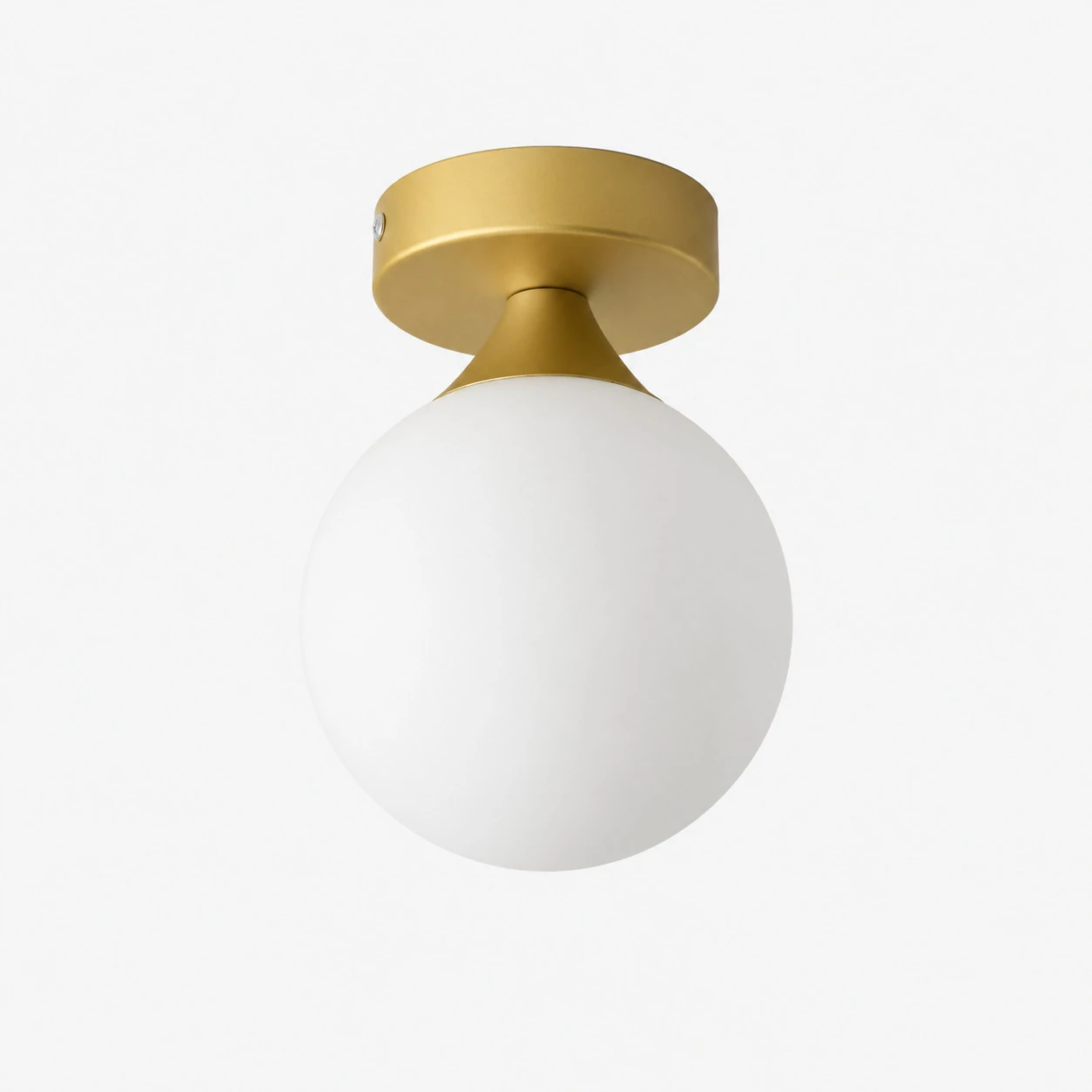 Metal vintage glass ceiling light