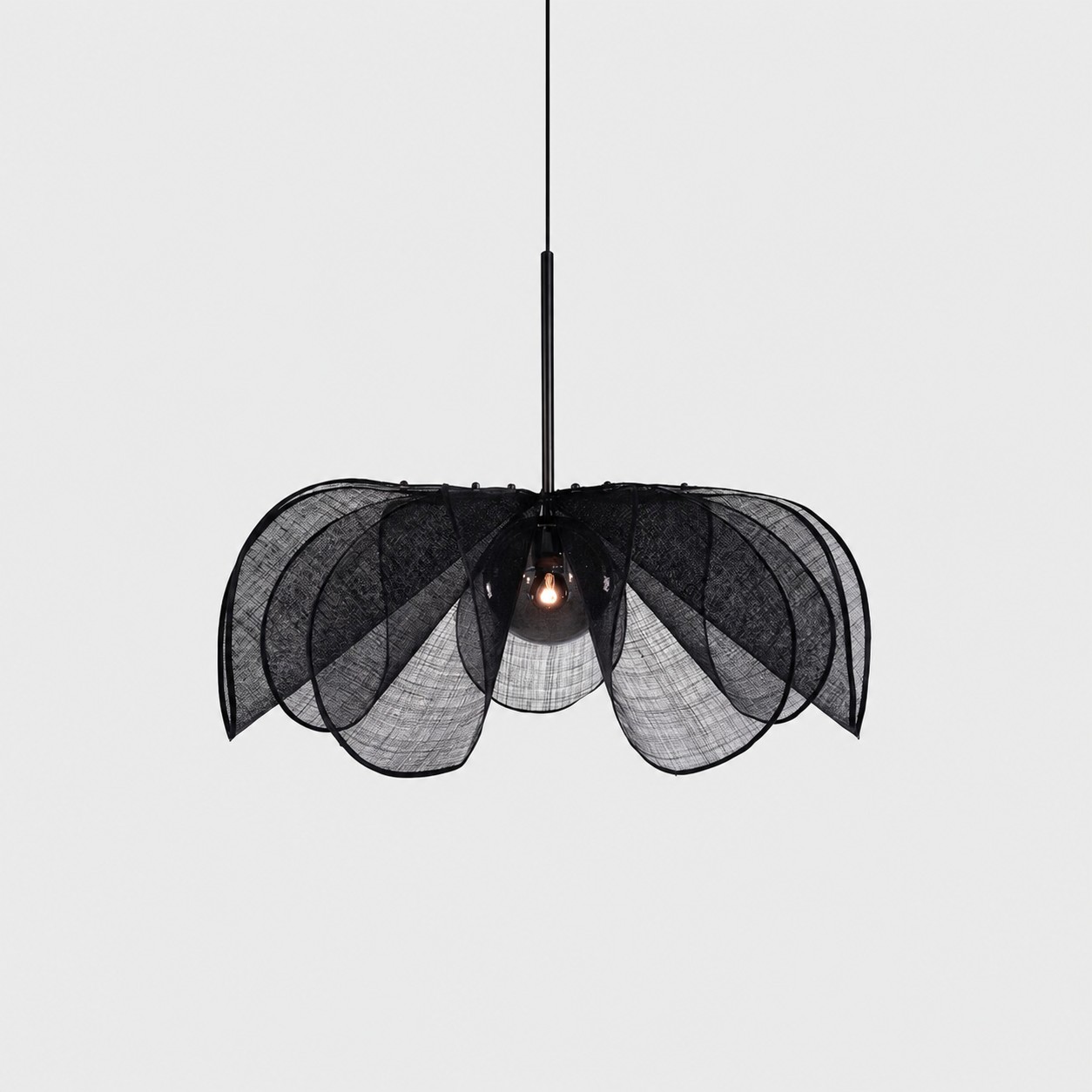 Black 60 cm pendant light