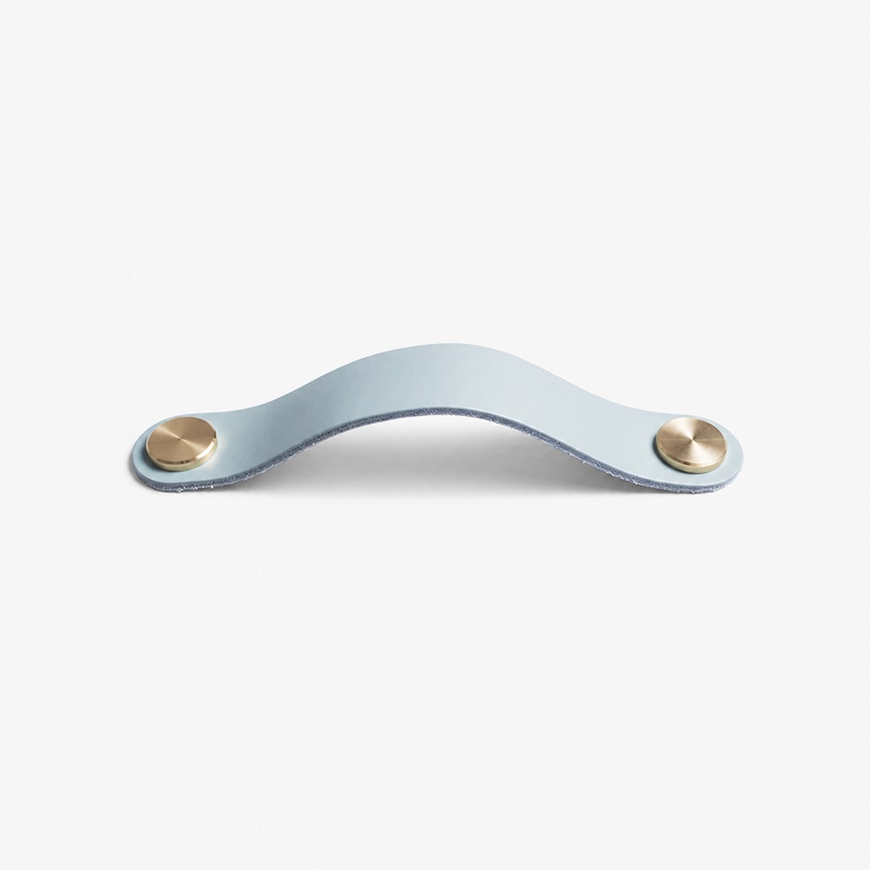 Cowhide leather and brass cabinet pull handle color and size option