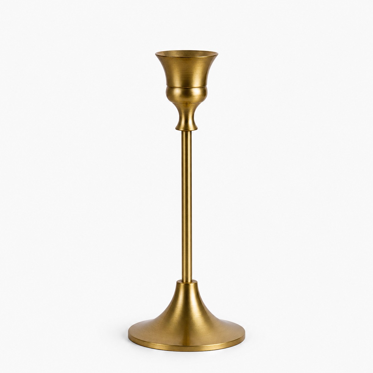 Vintage Brass Single Taper Candle Holder