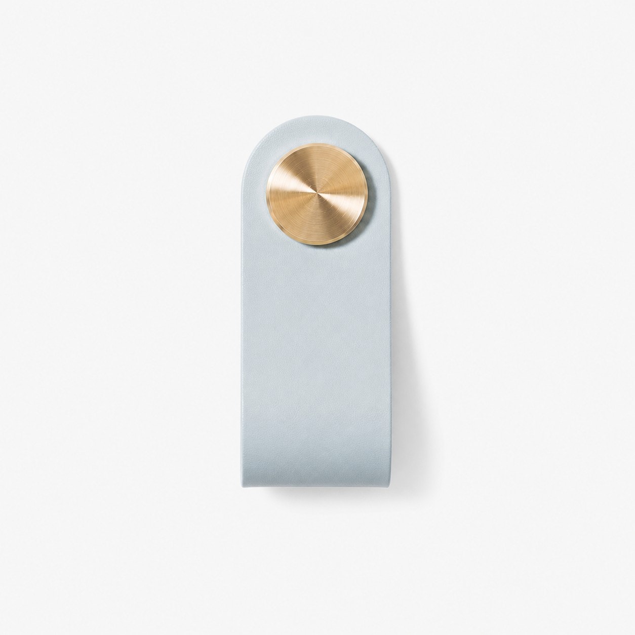 Cowhide leather and brass cabinet pull handle color and size option