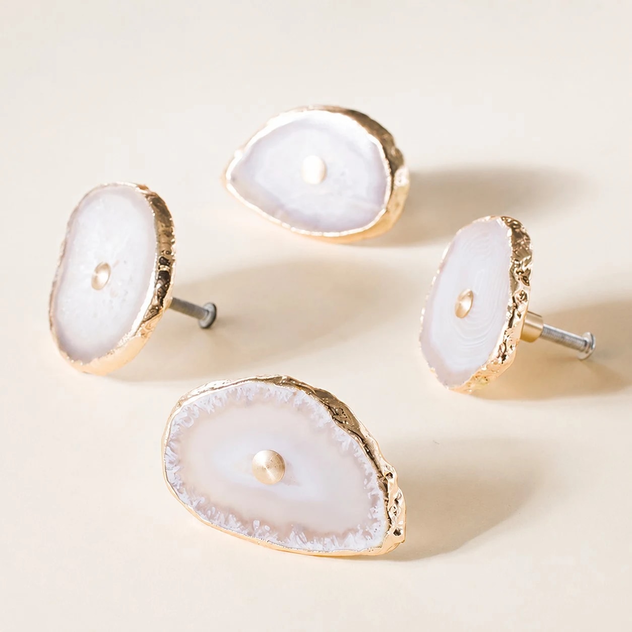 Natural Agate Stone Cabinet Handles
