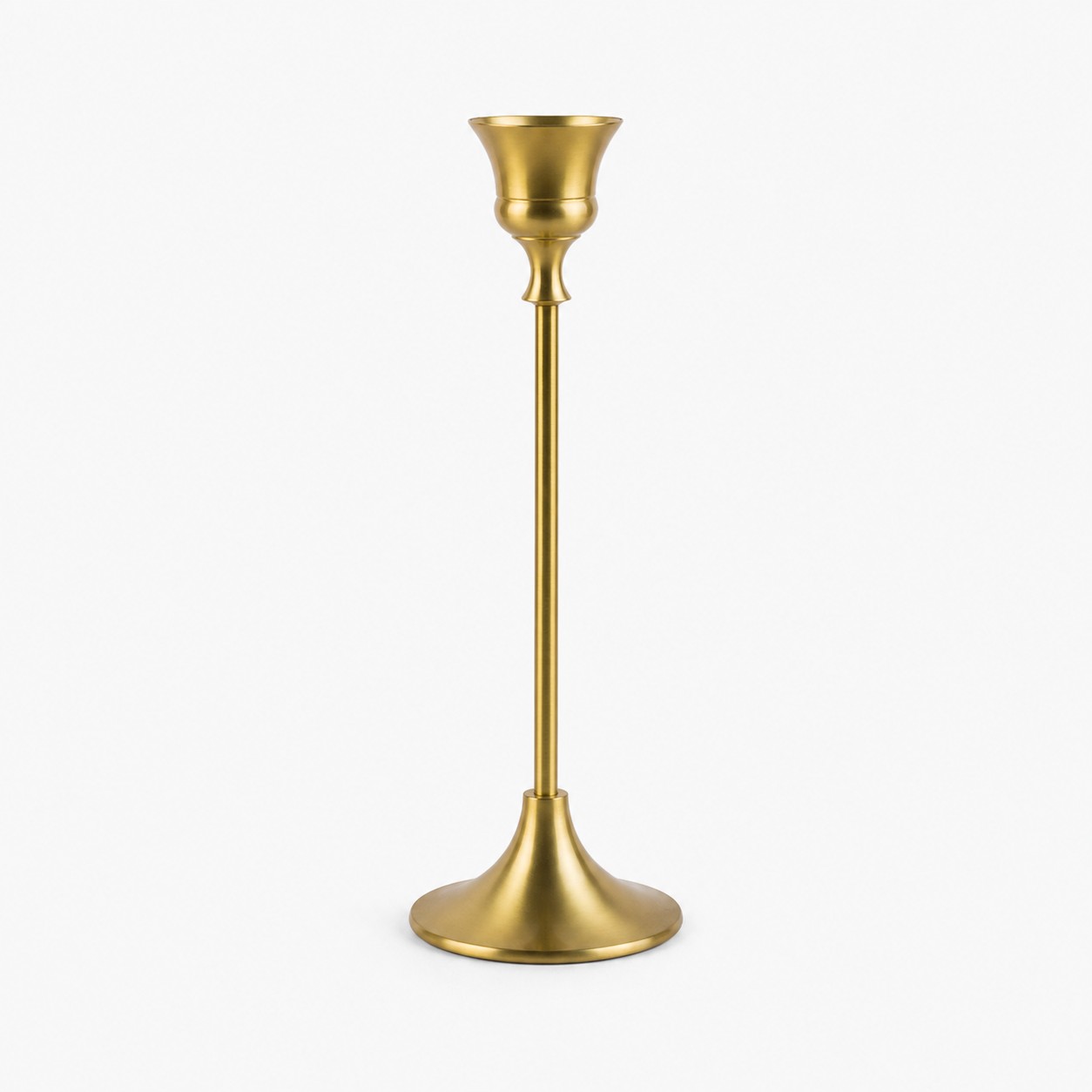 Vintage Brass Single Taper Candle Holder