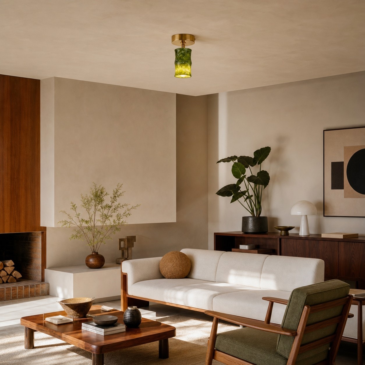 Natural Jade Passage Ceiling Light Collection