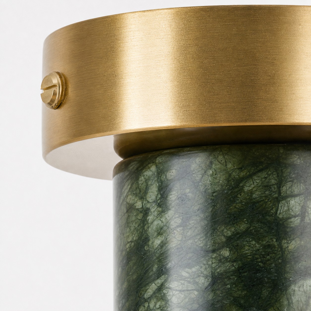 Vintage Green Jade Flush Mount Ceiling Light