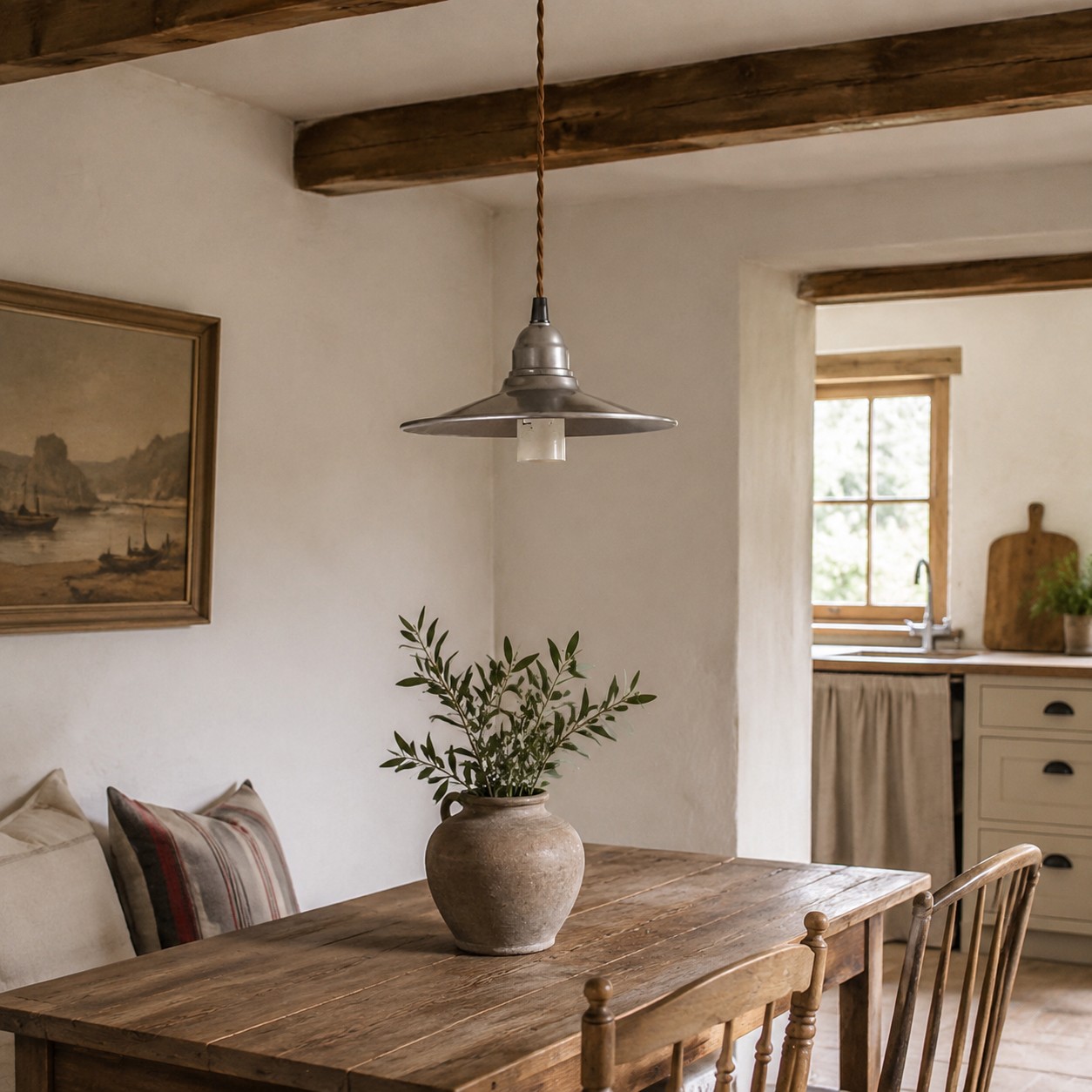 Dining table pendant scene